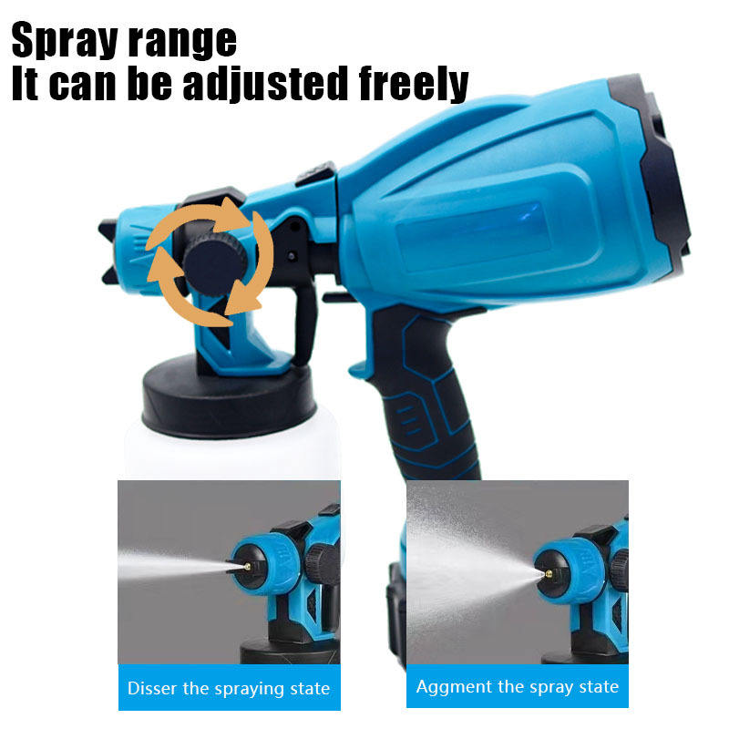Lithium-ion paint spray gun