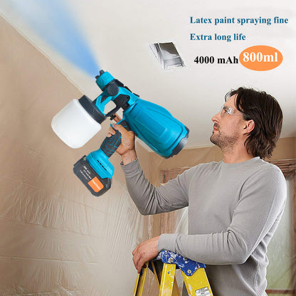 Lithium-ion paint spray gun